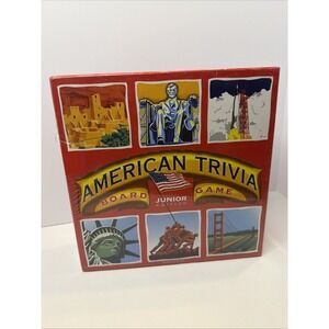 American Trivia Board Game 2010 Family Junior Edition ~ NEW